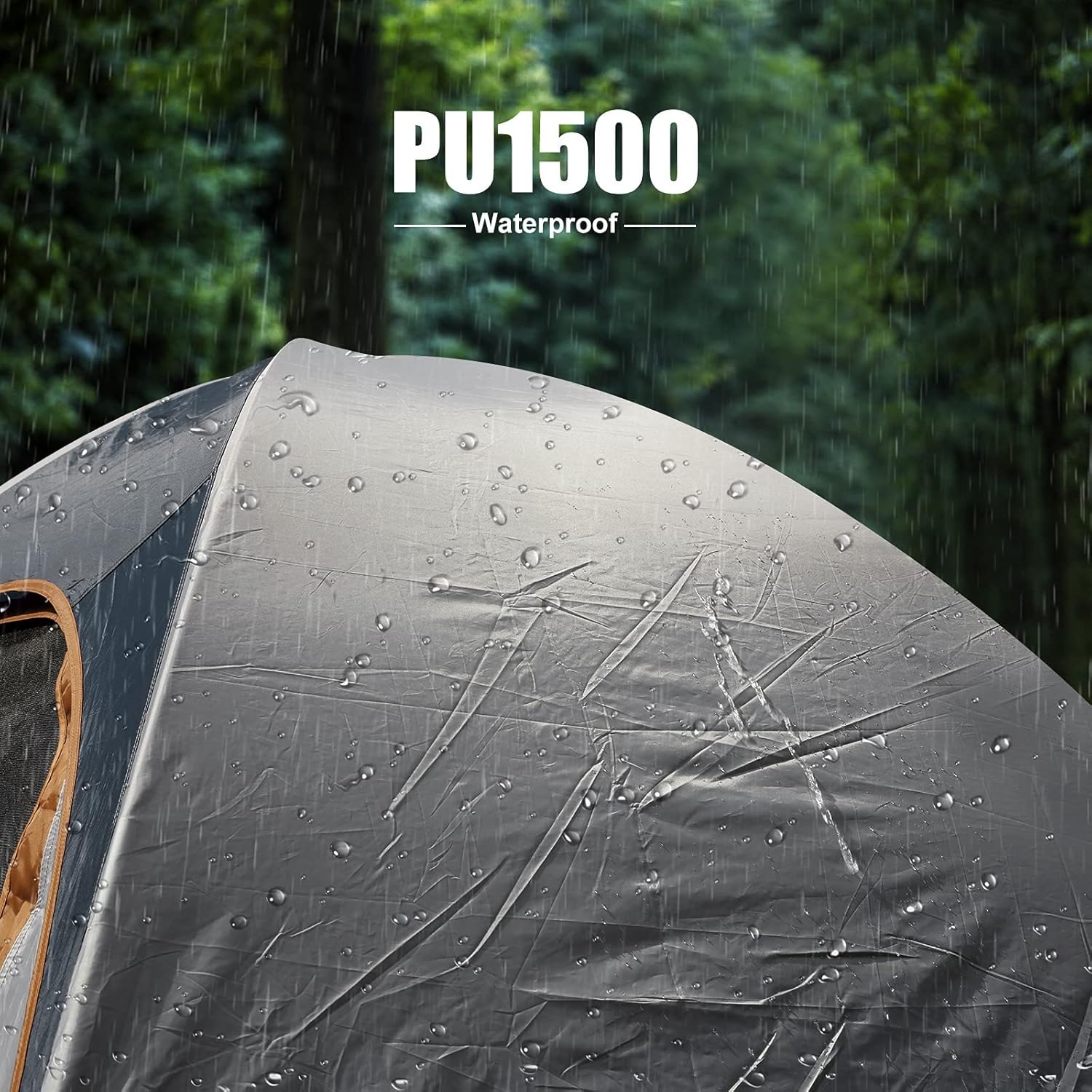 Camping Tent 2 Person, Waterproof Windproof Tent with Rainfly Easy Set up-Portable Dome Tents for Camping… - Image 4