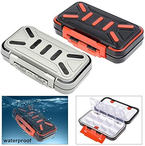 OriGlam Fishing Tackle Storage Box, Double Sided Waterproof 16 Compartments, Tackle Storage Organizer Box, Fishing Lure Box Storage Containers (Gray) - Image 7