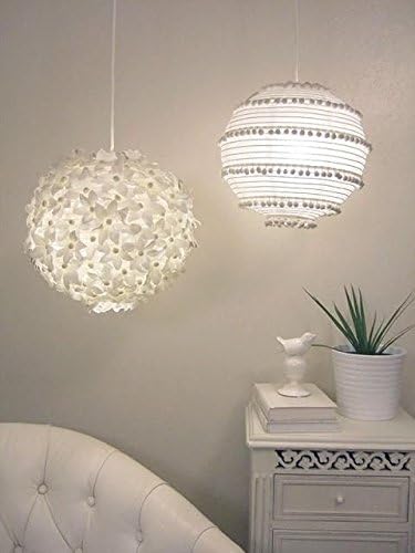 Supla 20 Pack Chinese White Paper Lantern Hanging Paper Lanterns White Round Paper Lanterns 4” 6” 8” 10” 12” White Hanging Lanterns Wedding Party Decorations - Image 8