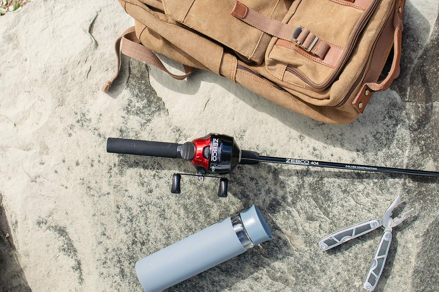 Zebco 404 Spincast Reel and 2-Piece Fishing Rod Combo, Durable Fiberglass Rod with EVA Handle, QuickSet Anti-Reverse Reel with Built-In Bite Alert, Pre-Spooled - Image 12